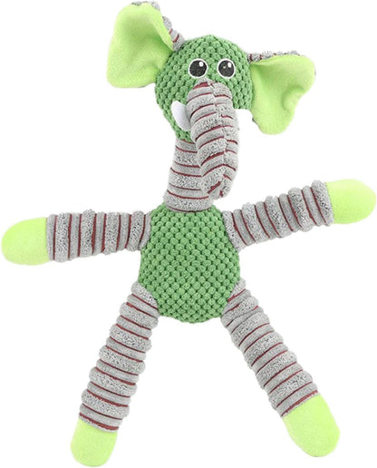 Plush Pet Squeakz Tigger/Ely/Giraffe Dog Toy - 40 x 32.5cm