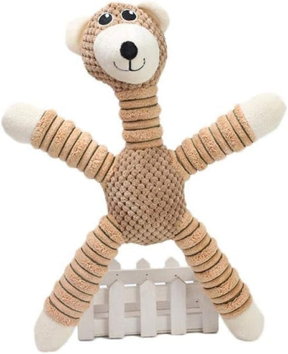 Plush Pet Squeakz Tigger/Ely/Giraffe Dog Toy - 40 x 32.5cm