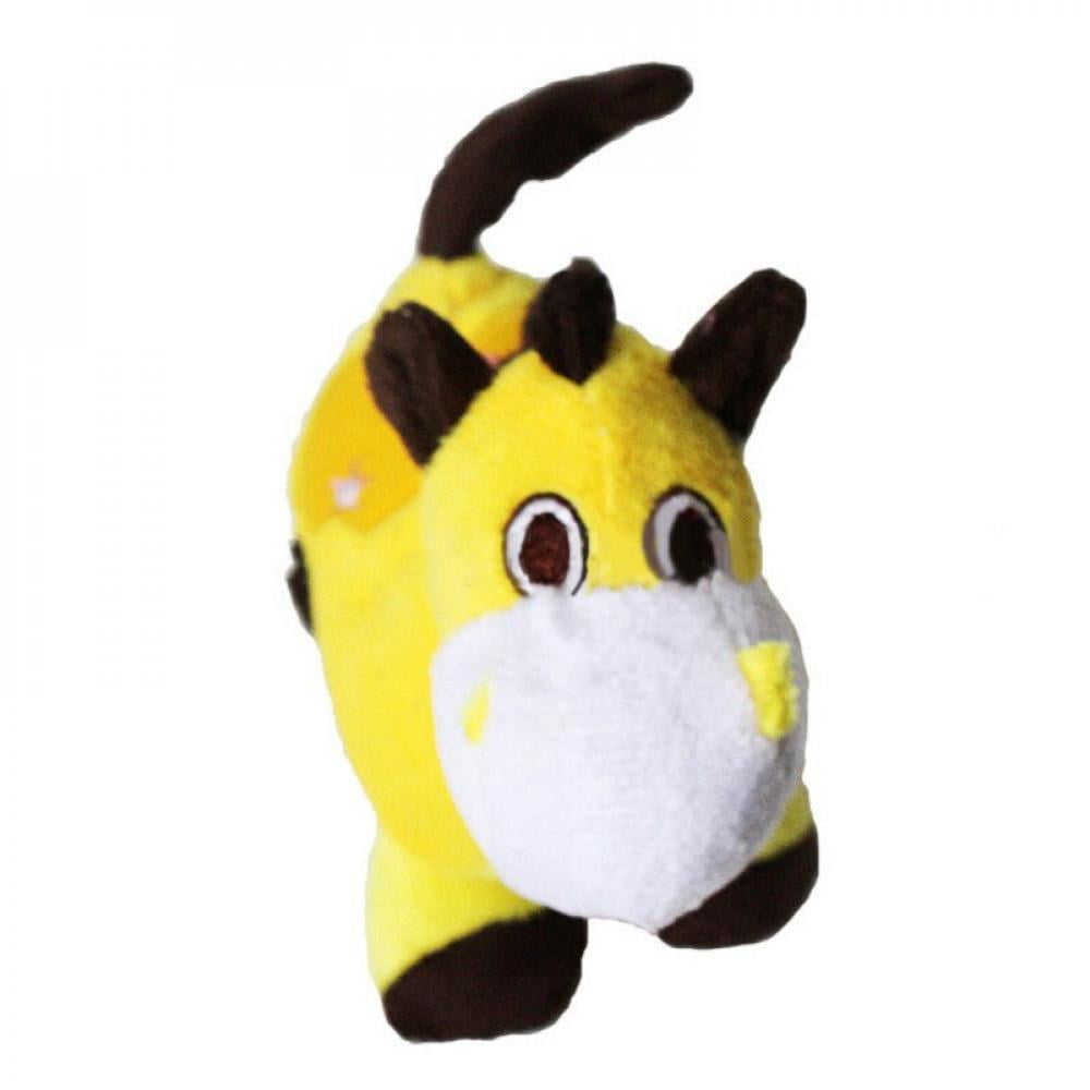 Plush Pet Squakz Flying Cows ( Pink/Yellow/Blue) Dog Toy - 14 x 12cm
