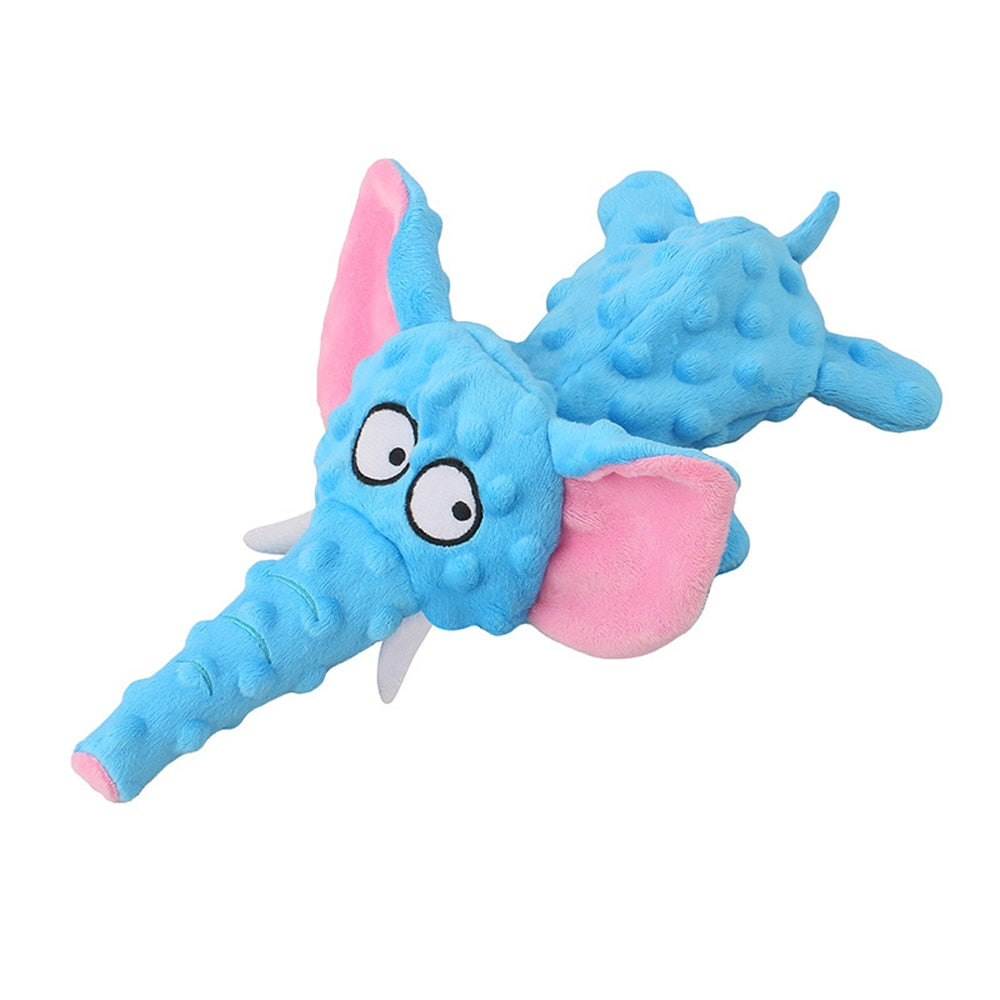 Plush Pet Swimming Elephant Dog Toy 30 x 19cm