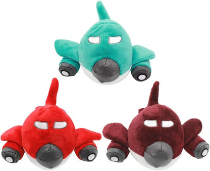 Plush Pet Squeakz Fliers ( Green/Maroon/Red) Dog Toy - 20 x 10cm