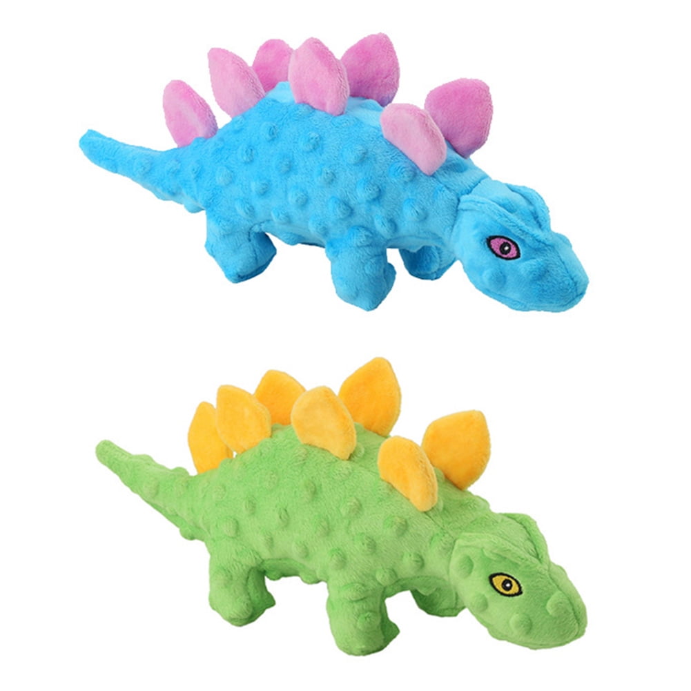 Plush Pet Stegosaurus Dog Toy 33 x 14 x 7cm