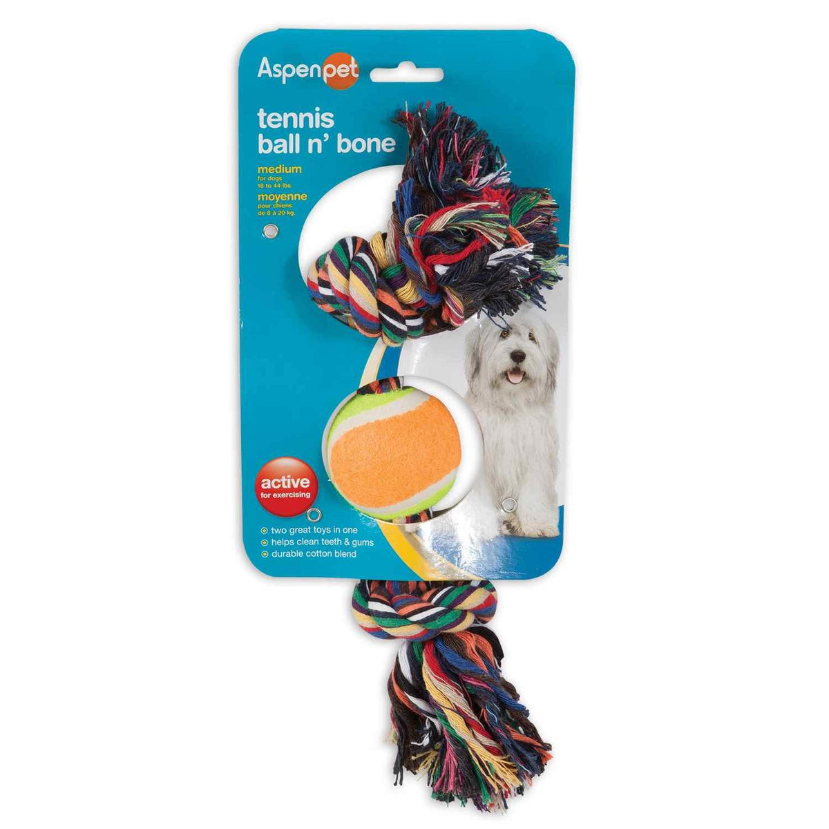 Petmate Booda Tennis Ball N Bone Medium