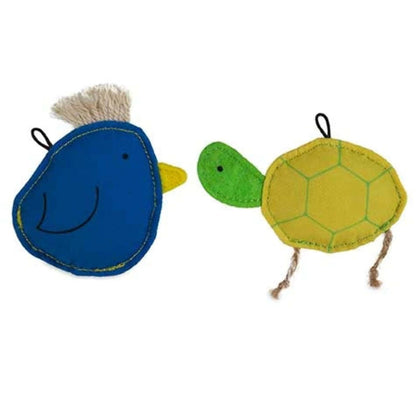 Petmate JW Bird-Ee & Turtl-Ee Catnip Cat Toy Combo