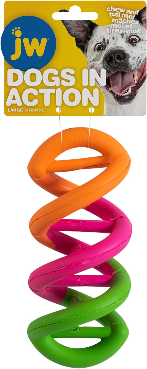 Petmate JW Dogs In Action Rubber Dog Toy Large
