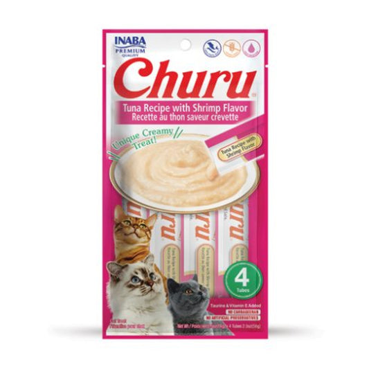 Inaba Churu Tuna With Shrimp - 56G