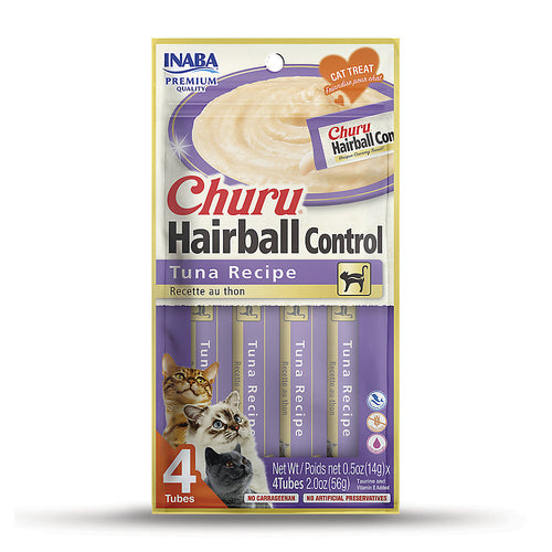 Inaba Churu Hairball Control Tuna - 56G