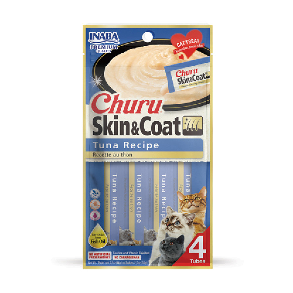 Inaba Churu Skin And Coat Tuna - 56G