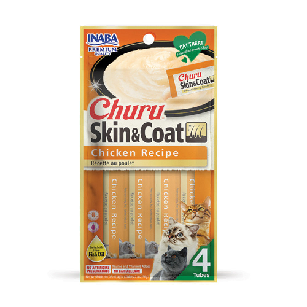Inaba Churu Skin And Coat Chicken - 56G