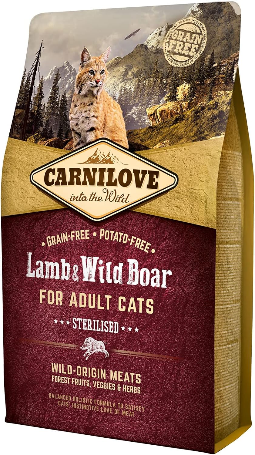 Carnilove Lamb & Wild Boar for Adult Cats 2kg