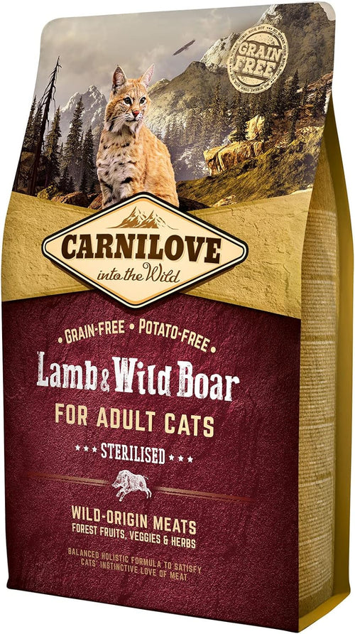 Carnilove Lamb & Wild Boar for Adult Cats 2kg