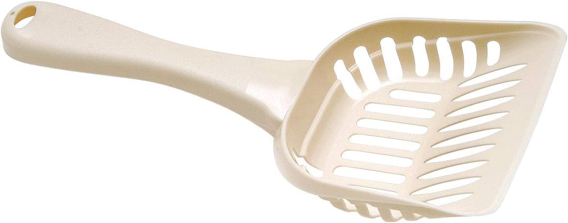 Litter Scoop W/Microban Large - Bleached Linen