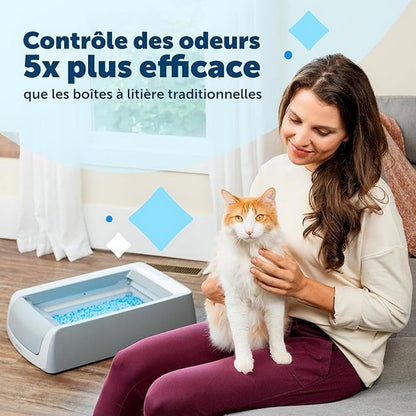 PetSafe ScoopFree 1.5 Self-Cleaning Automatic Cat Litter Box International – Crystal Litter System UAE