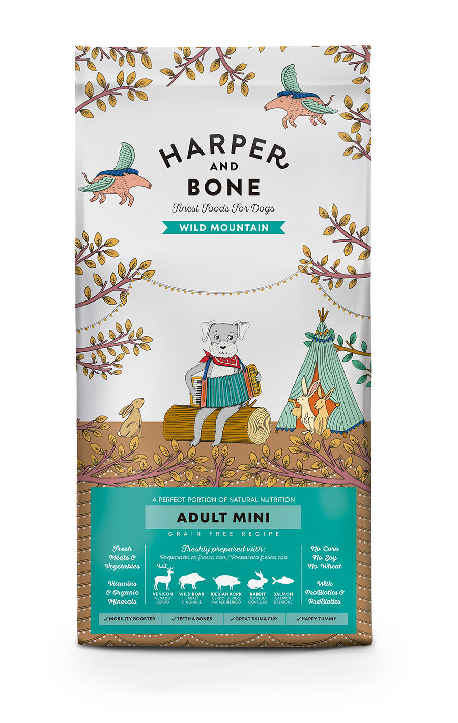 Harper & Bone Grain Free Adult Dog Mini Wild Mountain 2kg