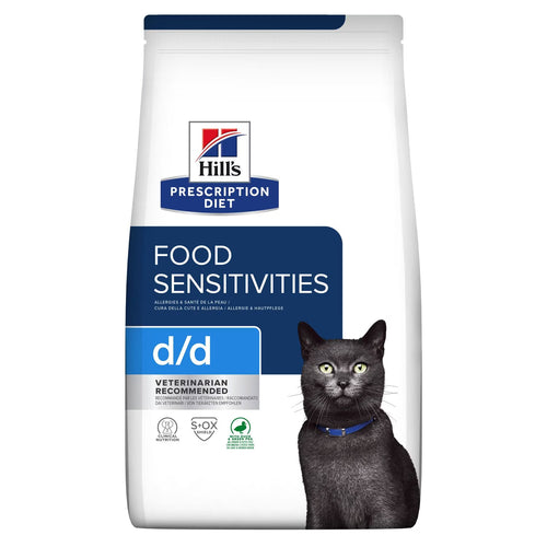 Hill’s Prescription Diet d/d Food Sensitivities - Duck & Green Pea Cat Dry Food 1.5kg