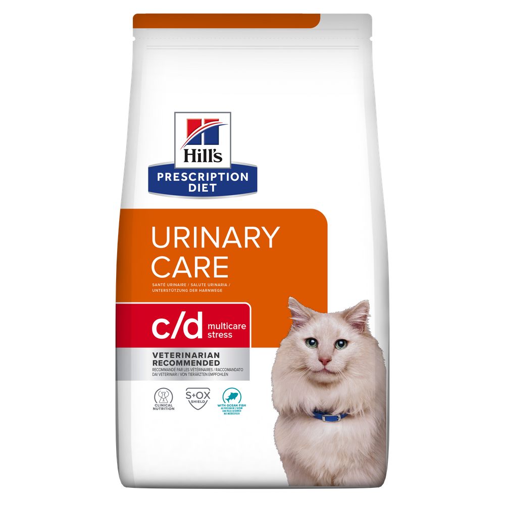 Hill’s Prescription Diet c/d Urinary Stress Urinary Care - Ocean Fish Cat Dry Food 1.5kg