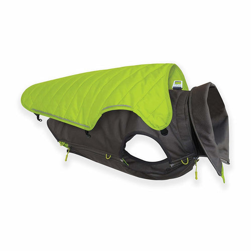 Pet Stages Telluride 2-In-1 Coat Green Md