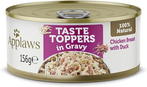 Applaws Taste Topper Gravy Chicken Duck Dog Tin 156g