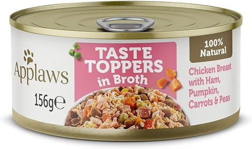 Applaws Taste Topper Broth Chicken Dog Tin 156g