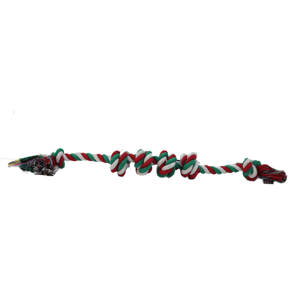 Plush Pet Dancing Rope -Red Green