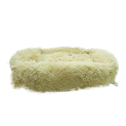 Grizzly Square Bed Off white - 90 x 56 x 18cm - Large