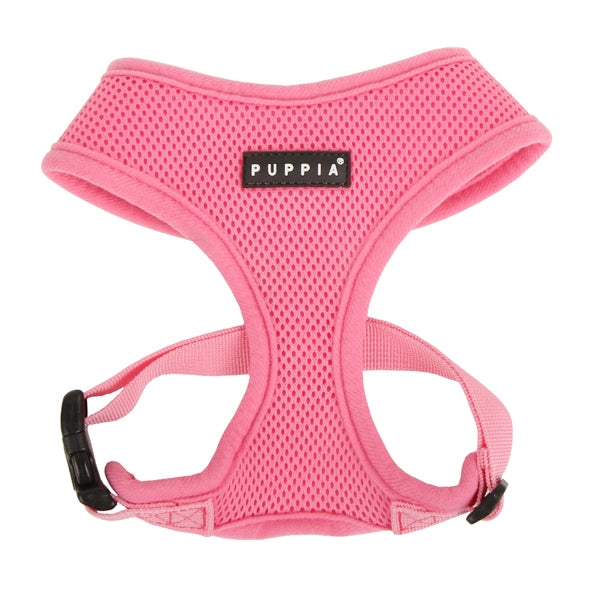 PUPPIA SOFT HARNESS PINK EXTRA LARGE Neck 16.5" Chest 22.0" - 32.0"