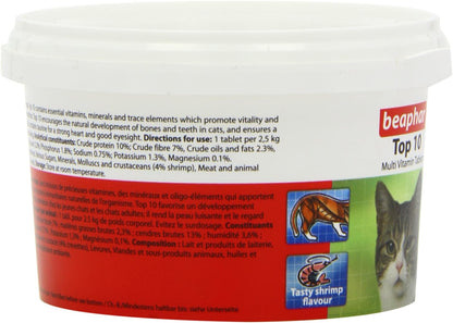Beaphar Top 10 Cat Multi-Vitamins 180 tab