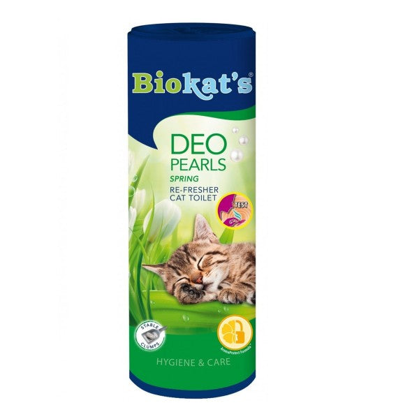 Biokat's Deo Pearls White Flower Litter Deodorant(700g) For Cat