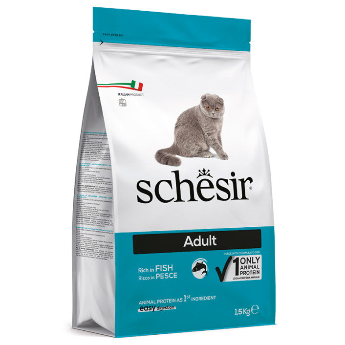 Schesir Cat Dry Food Maintenance with Fish-Adult - 1.5kg