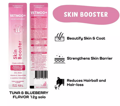 Moochie Vetmoo - Tuna & Blueberry Flavor Skin Booster Cat Food Supplements