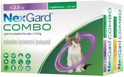 Nexgard Combo Kitten (Less Than 2.5 Kg)