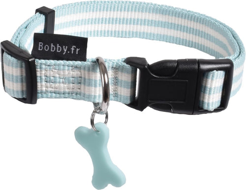 Bobby Collar Stripe Lagoon Large