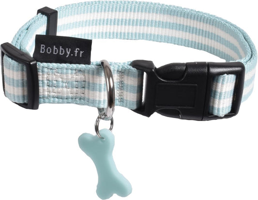 Bobby Collar Stripe Lagoon Large