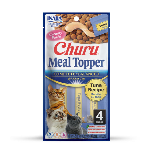 Inaba Churu Complete & Balanced For Adult Cats Tuna Recipe Cat Treats 56G