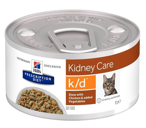 Hill's Prescription Diet Cat k/d Kidneycare Chicken with Vegetables 82 grams