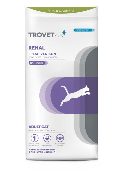 Trovet Plus Adult CAT Renal Venison Veterinary Diets 2,5kg