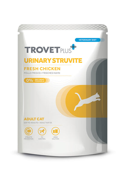 Trovet Plus Pouch Cat Urinary Struvite Veterinary Diets Wet Food 85g