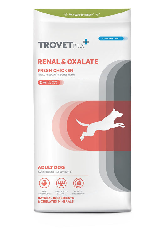 Trovet Plus Adult Dog Renal & Oxalate Chicken Veterinary Diets 3kg