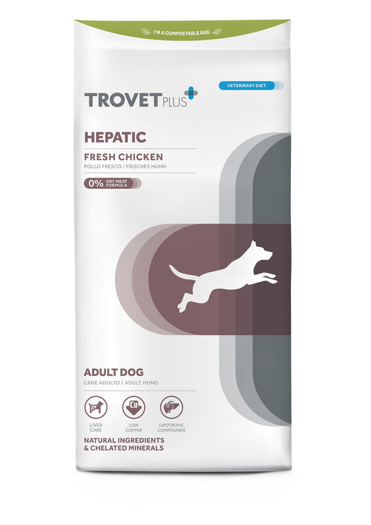 Trovet Plus Adult Dog Hepatic Chicken Veterinary Diets 3kg