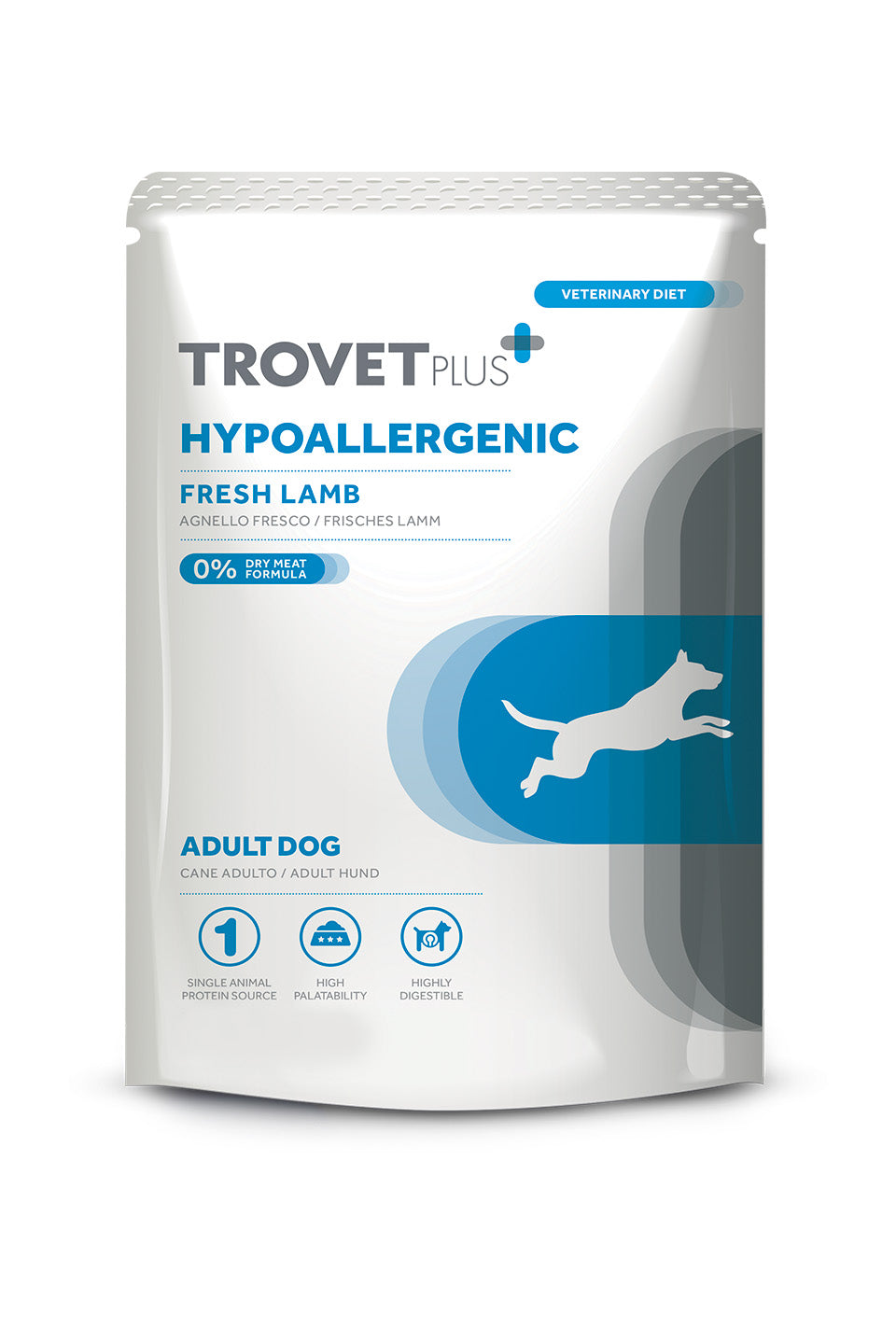 Trovet Plus Pouch Dog Hypoallergenic Lamb Veterinary Diets Wet Food 300g