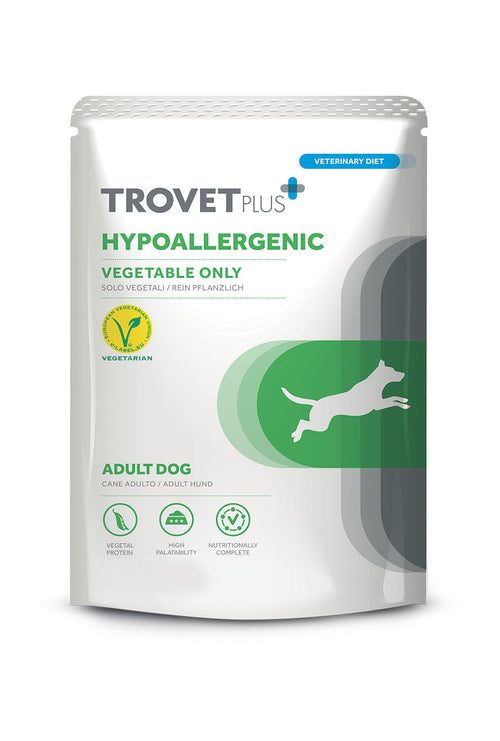 Trovet Plus Pouch Dog Hypoallergenic Vegetable Only Veterinary Diets Wet Food 300g