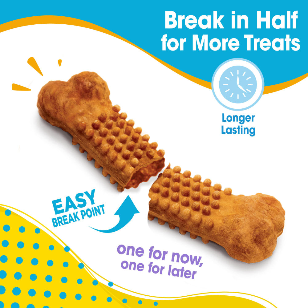 Nylabone Nubz Puppy Turkey & Sweet Potato 8-Count Small – Gentle Edible Puppy Treats UAE
