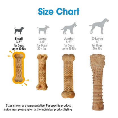 Nylabone Nubz Puppy Turkey & Sweet Potato 8-Count Small – Gentle Edible Puppy Treats UAE