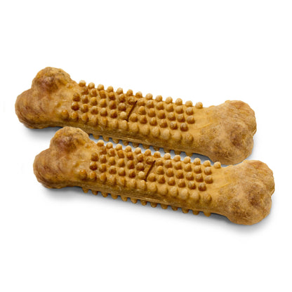 Nylabone Nubz Bacon 2-Count Jumbo – Edible Bacon Dog Treat Chews for Large Dogs UAE