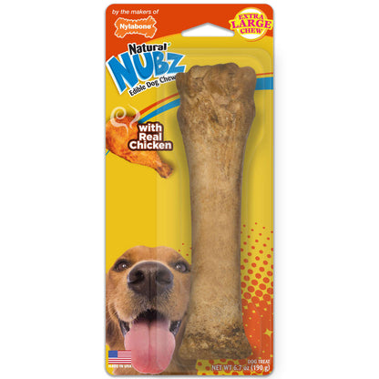 Nylabone Nubz Chicken 1-Count XL – Extra-Large Edible Chicken Dog Treat UAE