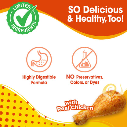 Nylabone Nubz Chicken 1-Count XL – Extra-Large Edible Chicken Dog Treat UAE