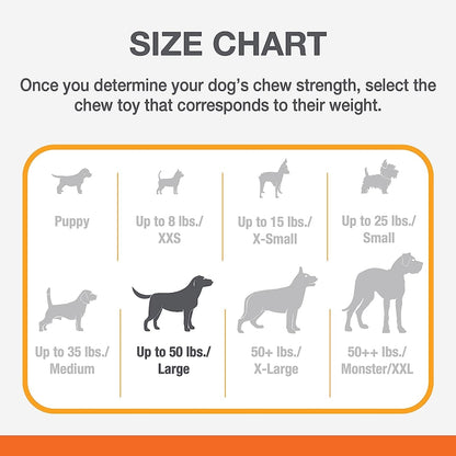 Nylabone Power Chew Barbell Peanut Butter Giant/Souper – Barbell-Shaped Nylon Chew for XL Dogs UAE