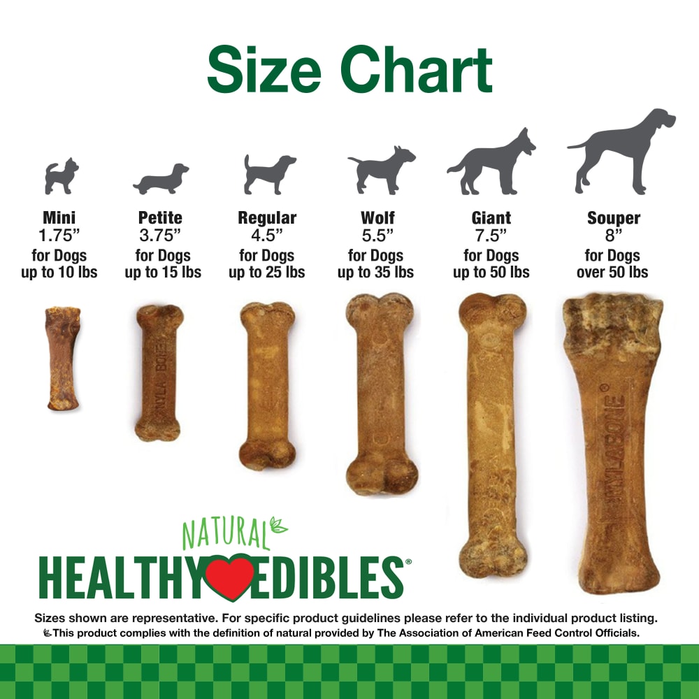 Nylabone Healthy Edibles Longer Lasting Roast Beef 2-Count Wolf – Large Dog Beef Treat UAE