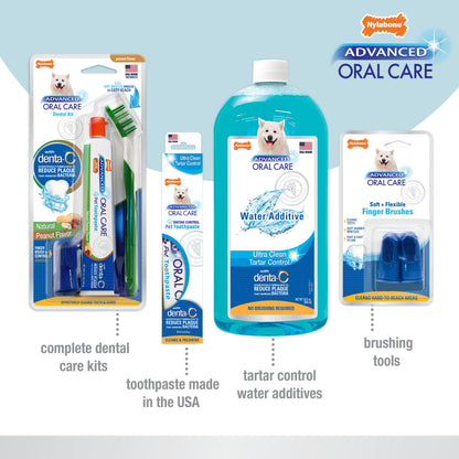 Nylabone Advanced Oral Care Cat Dental Kit – Cat Toothbrush & Toothpaste Set UAE