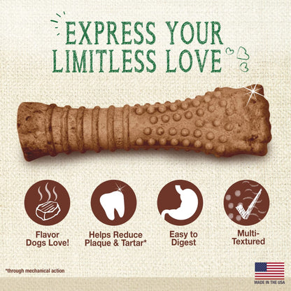 Nylabone Nutri Dent Filet Mignon Textured Edible Dog Dental Treat Souper – XL Dog Dental Chew UAE